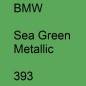 Preview: BMW, Sea Green Metallic, 393.